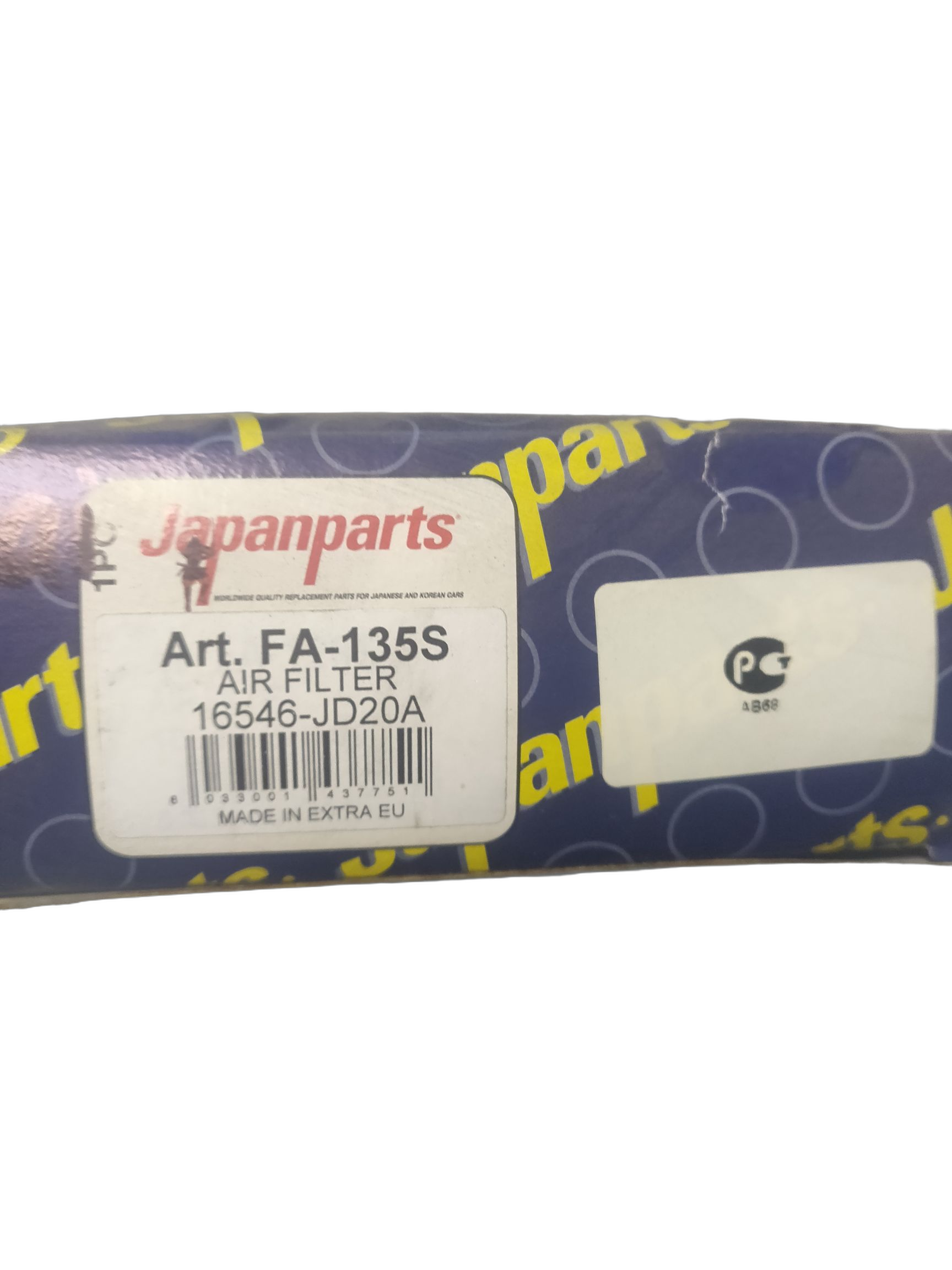 Фильтр воздушный Japan Parts на NISSAN Qashqai, X-Trail, RENAULT Koleos