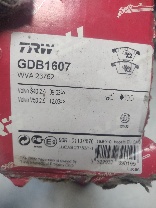 Колодки тормозные дисковые, комплект TRW на FORD Ecosport II, Focus, Mazda3, OPEL Signum, Vectra, SAAB 9-3, VOLVO C30, C70, S40, V40, V50, CADILLAC BLS