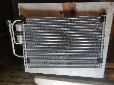 Радиатор кондиционера с осушителем на а/м Chevrolet Lanos