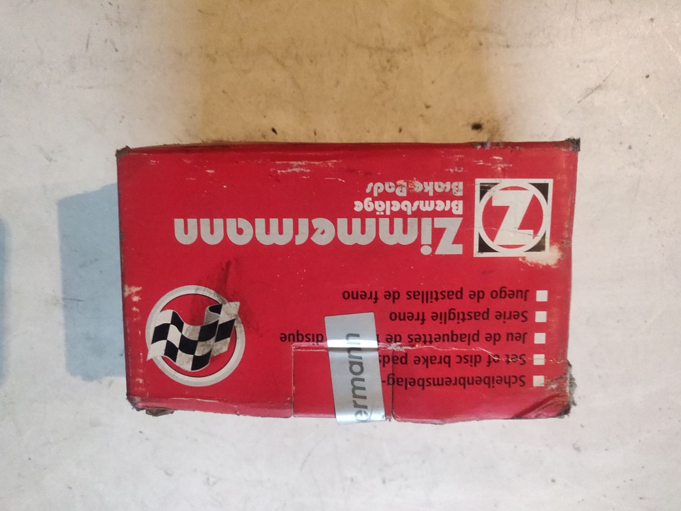 Колодки тормозные дисковые, комплект Otto Zimmermann на Mercedes C