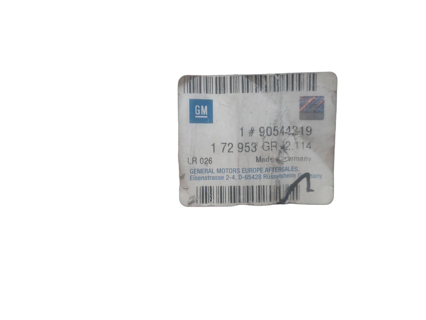 Накладка декоративная (молдинг) задн.лев.двери GM на Opel Astra G, Zafira A