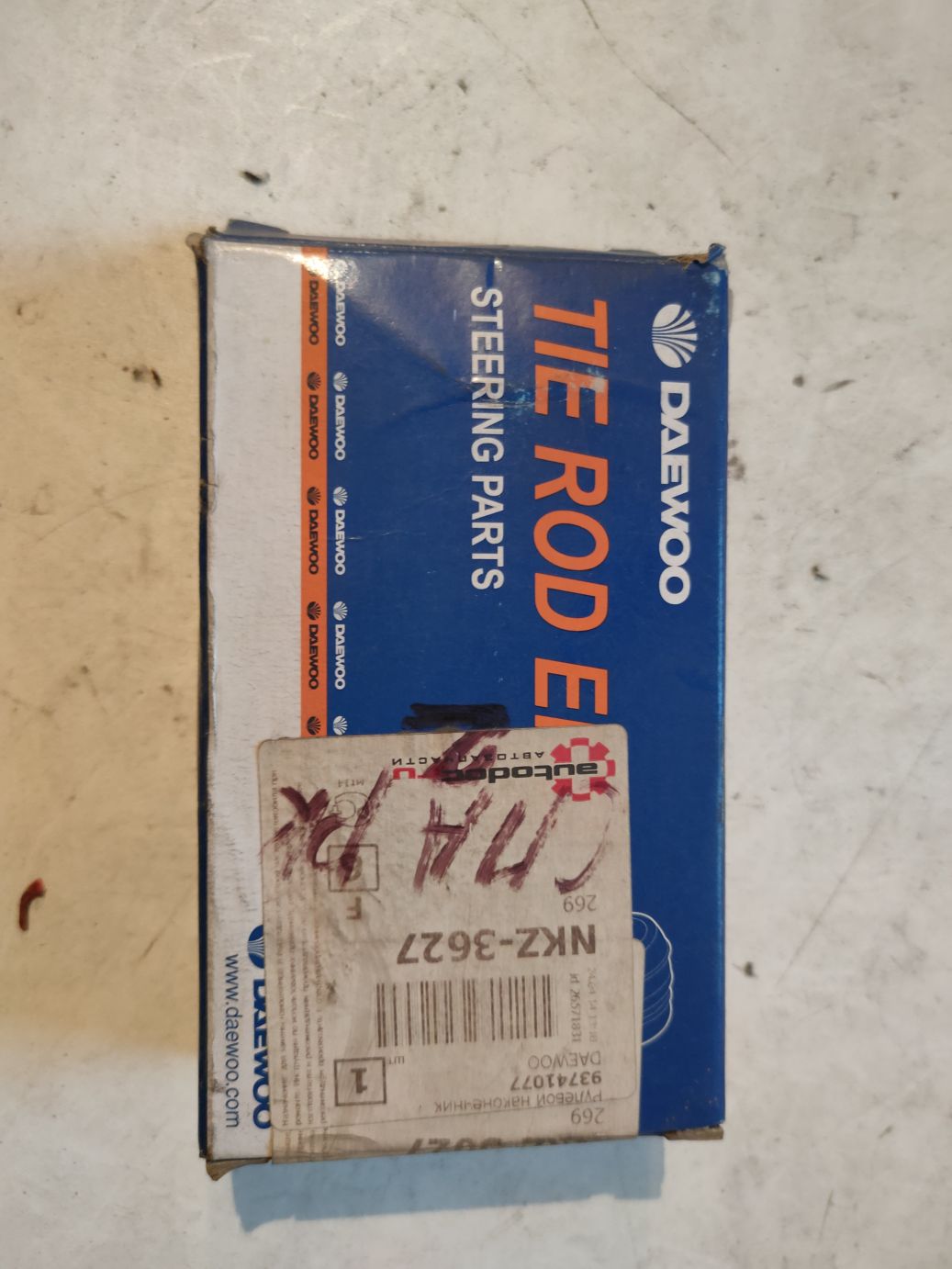 Рулевой наконечник Daewoo на Chevrolet Spark