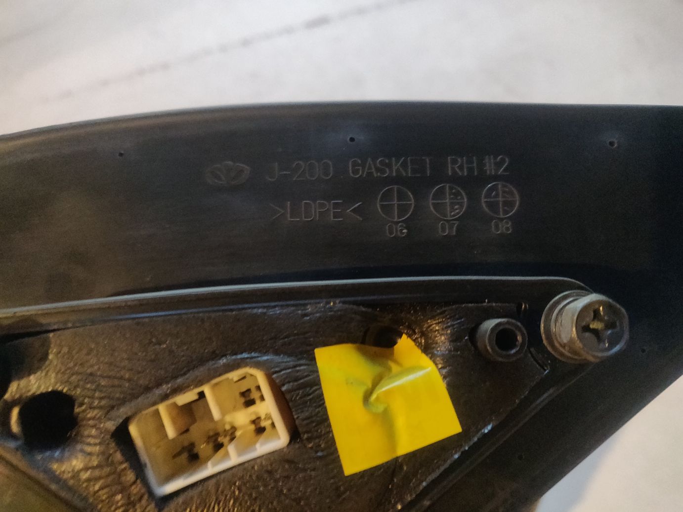 Зеркало заднего вида боковое Chevrolet Lacetti (J200)