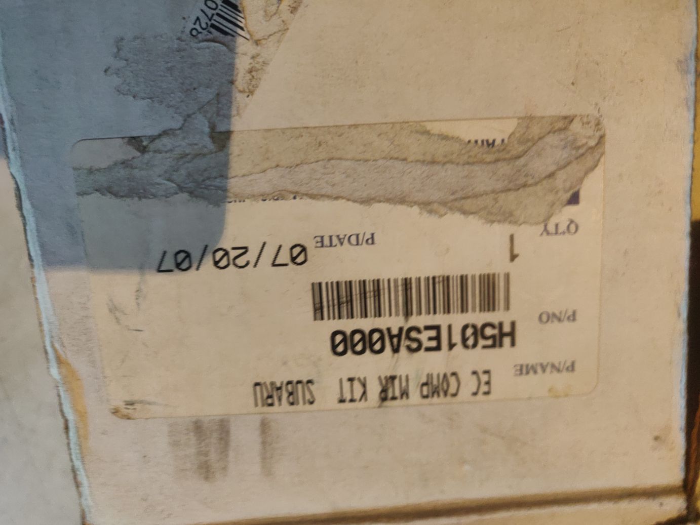 Зеркало заднего вида Subaru антиослепляющее, c компасом на Subaru Forester II