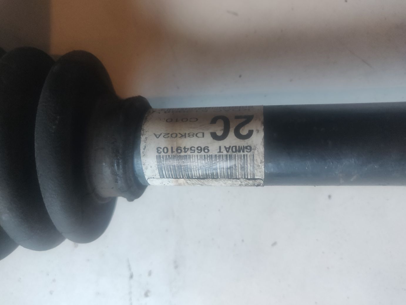 Вал приводной левый на а/м  Chevrolet Lacetti