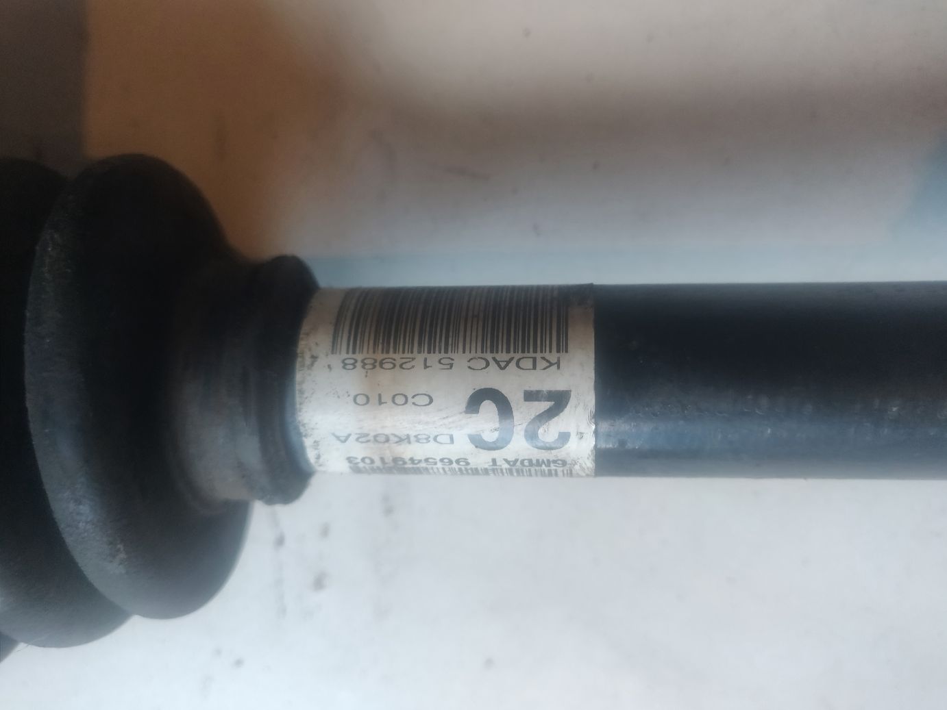 Вал приводной левый на а/м  Chevrolet Lacetti