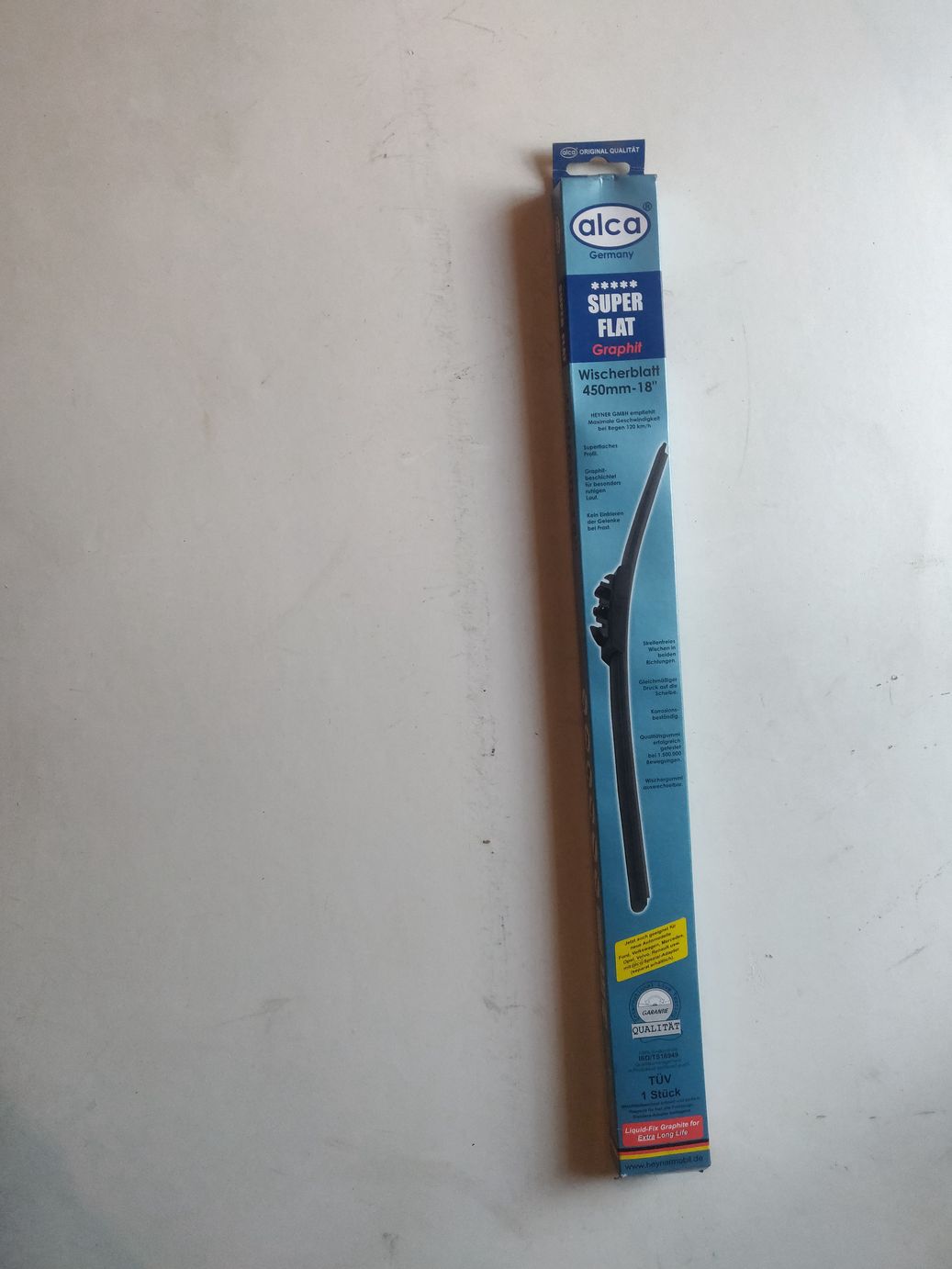 Щетка стеклоочистителя Alca 450 мм Super Flat Graphit              