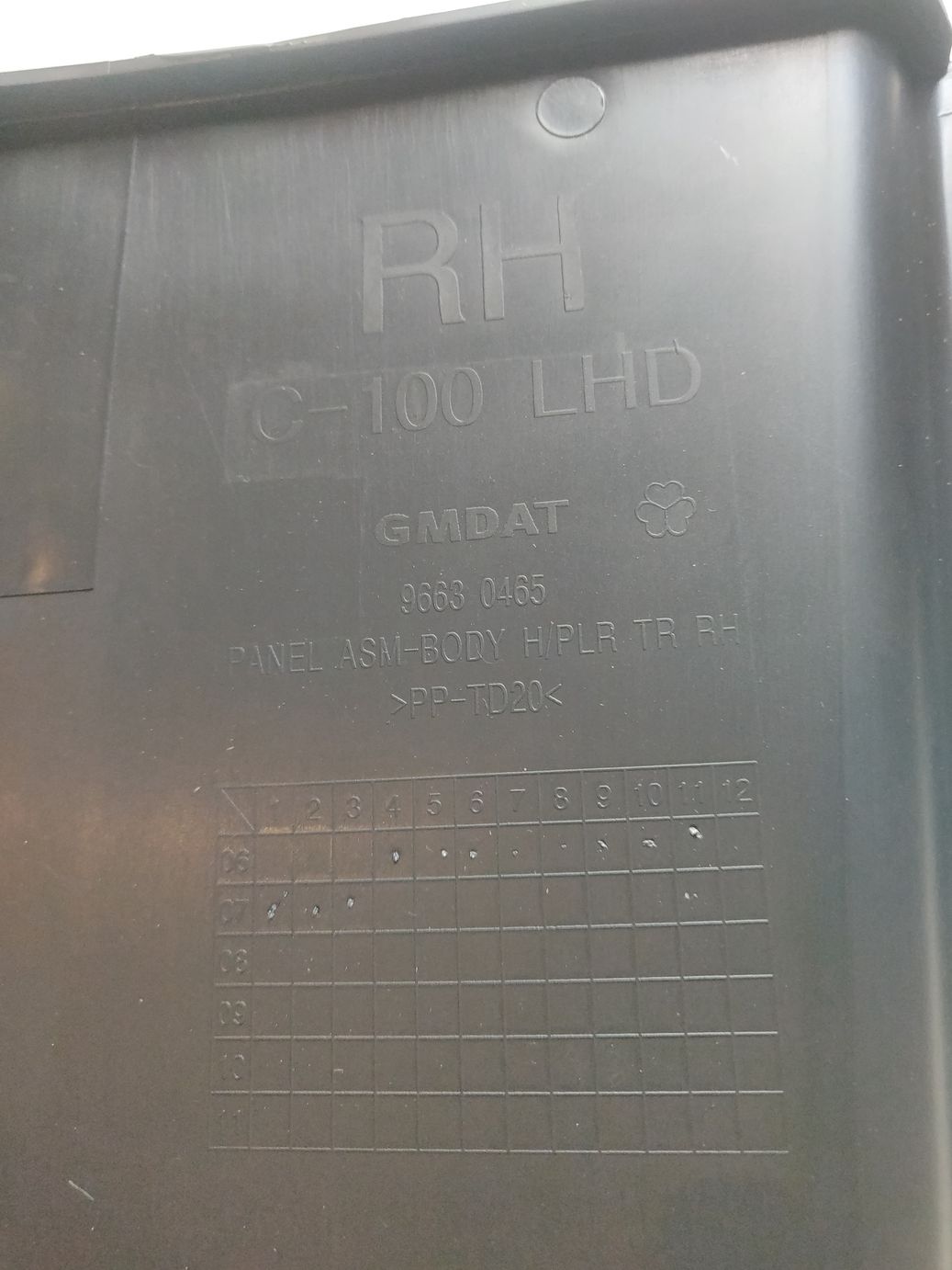 Накладка стойки передней прав. Opel Antara, Captiva