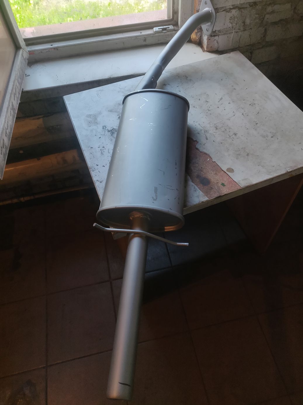 Глушитель  на а/м Chevrolet Lanos