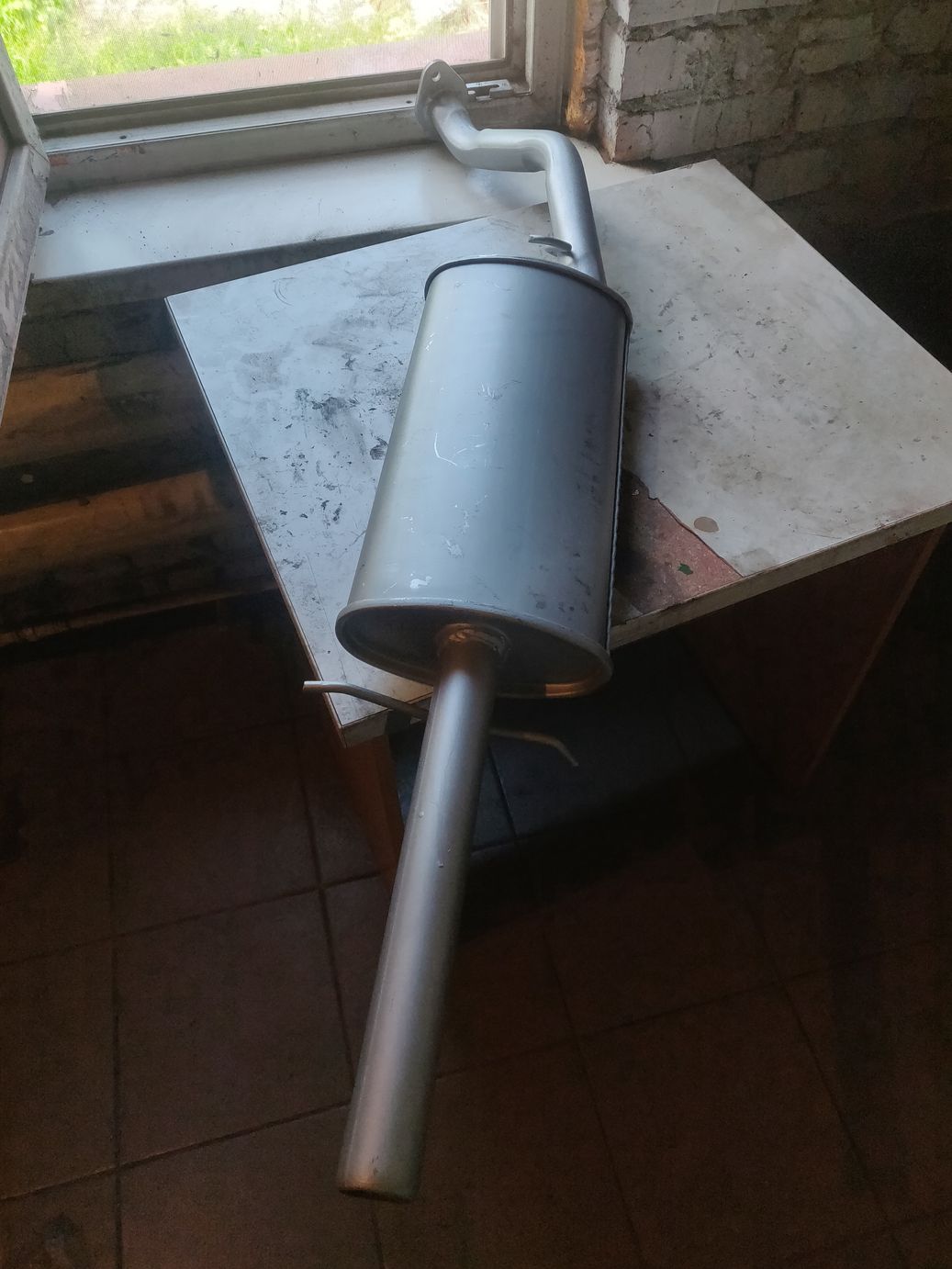 Глушитель  на а/м Chevrolet Lanos