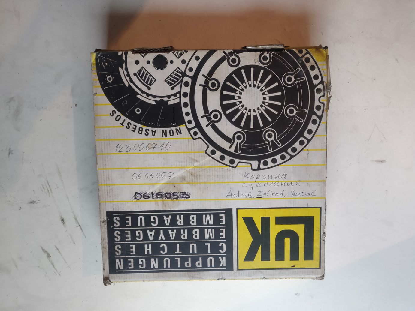 Корзина сцепления Luk на Opel Astra G, Zafira A, Vectra C