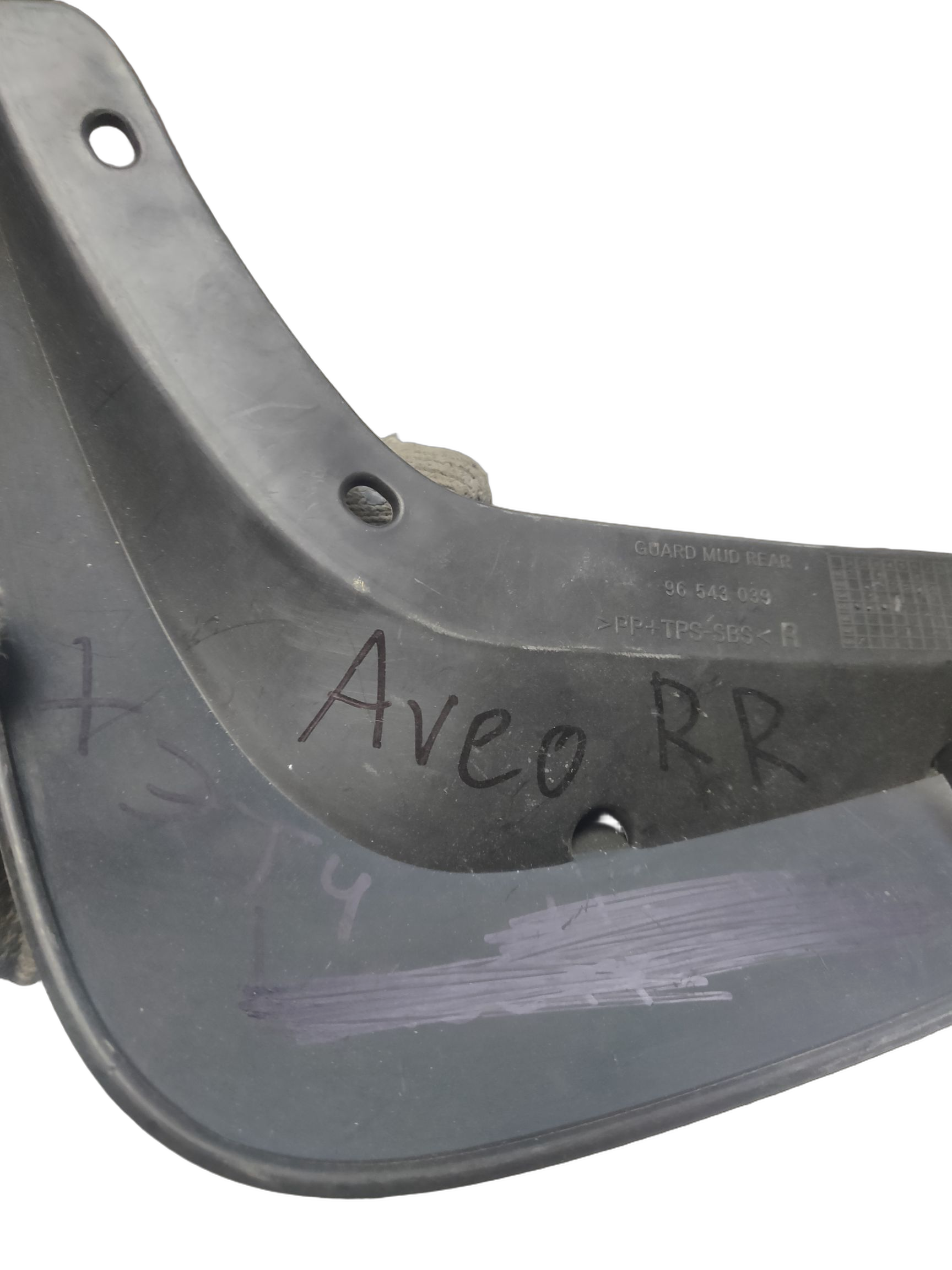 Брызговик задний r chevrolet aveo hb