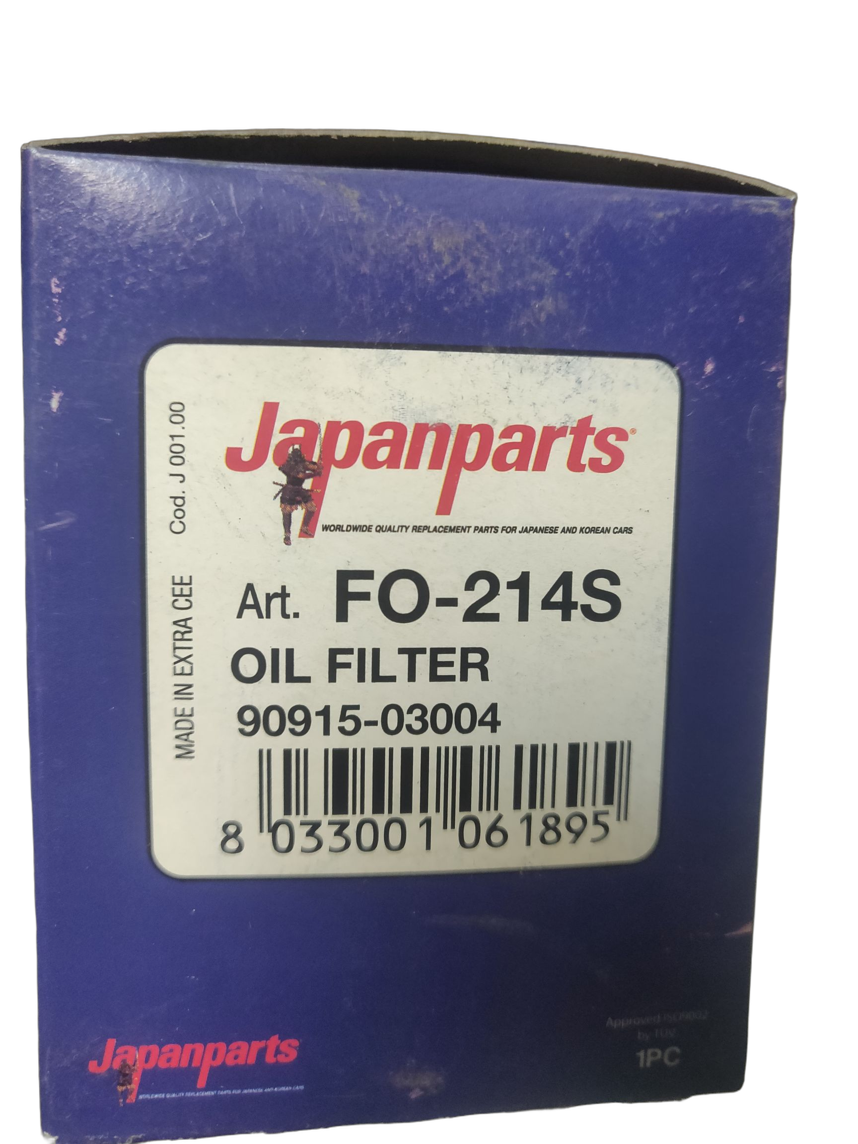 Фильтр масляный двигателя Japan Parts на TOYOTA Avensis, Camry, Celica, Corolla, Rav 4