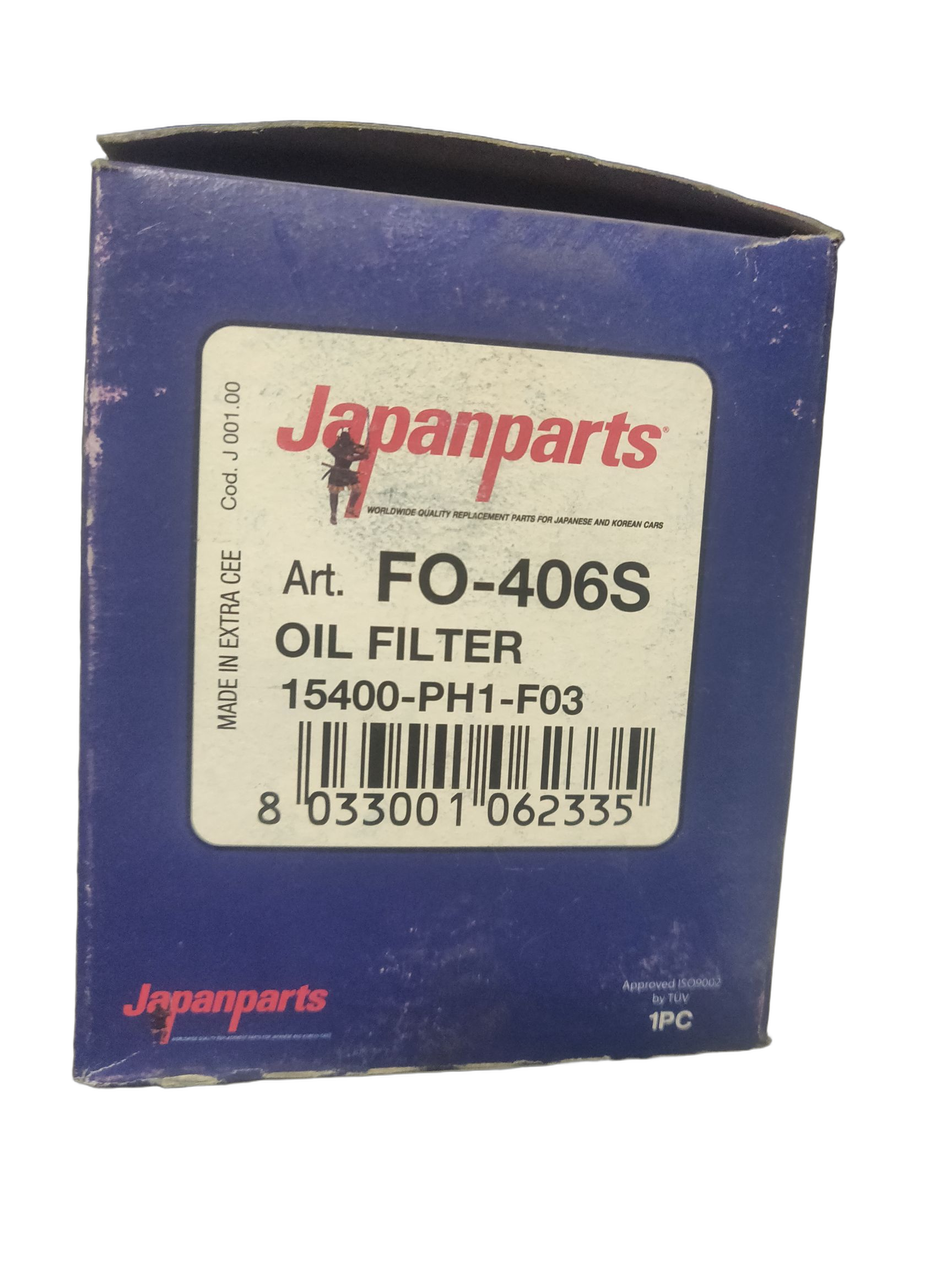 Фильтр масляный двигателя Japan Parts на HONDA Accord, Civic, MAZDA 626, 929, OPEL Astra, Vectra, SUBARU Outback