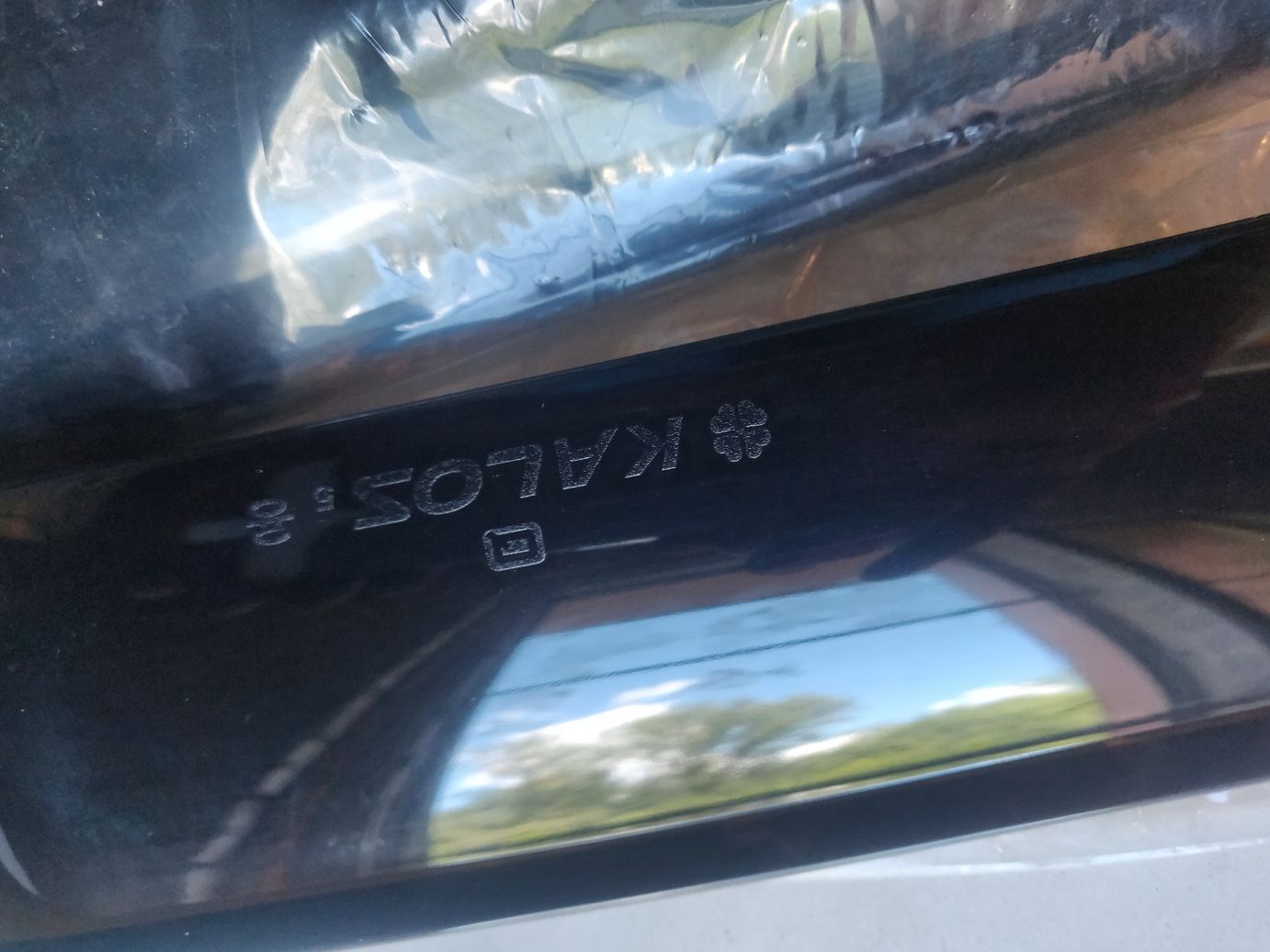 Ветровик Kalos 5 задн.прав.двери